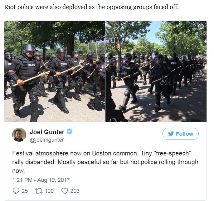 波士顿华人积极参与反制白人至上大游行（多图）