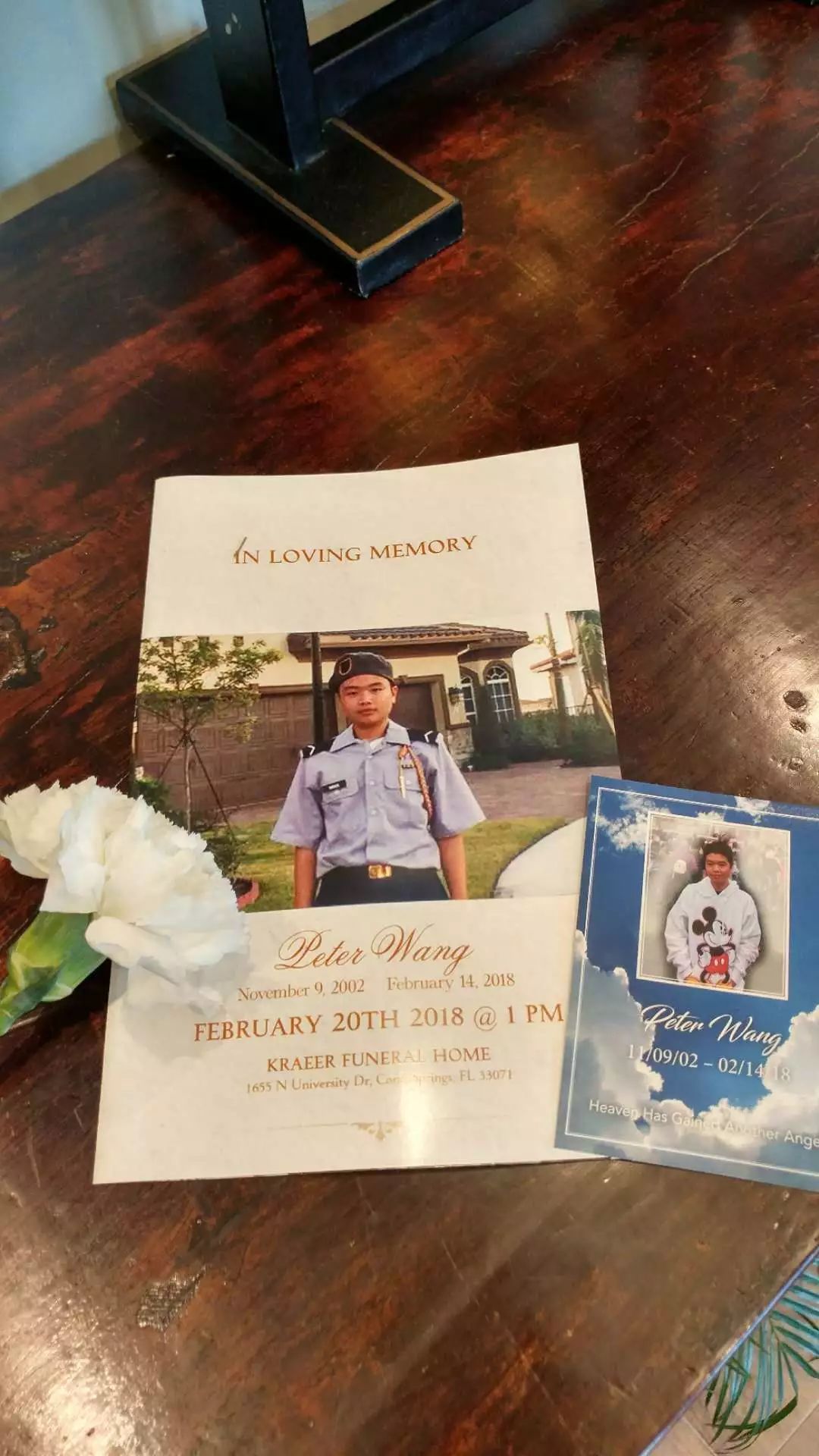 今日礼葬，西点录取华裔小英雄王孟杰，全美学生掀起控枪浪潮