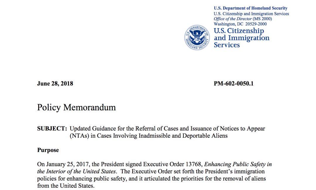新政策！移民身份延期或转换申请被拒可能面临遣返