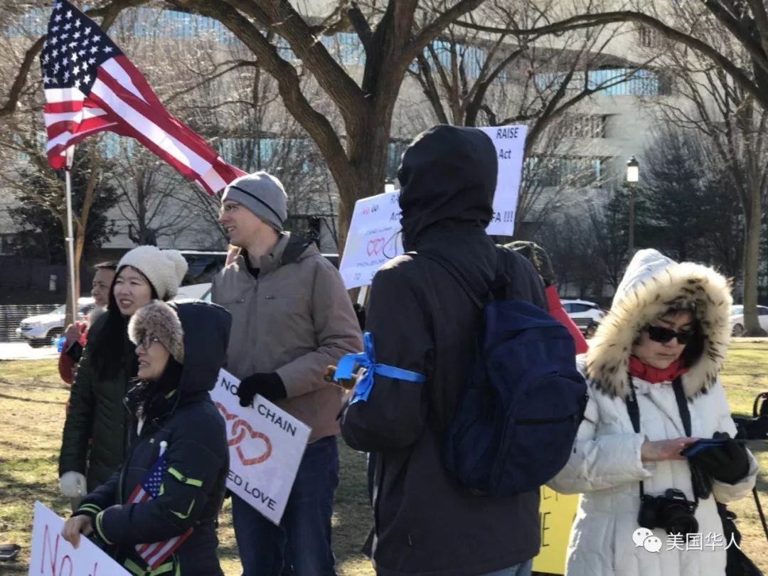 华人发起主流游行！抗议反合法移民伤美国根基的法案