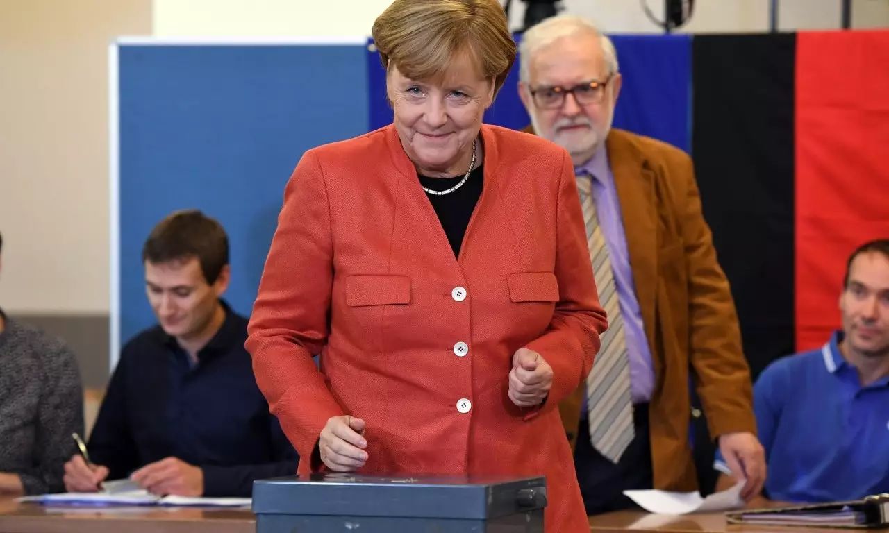 图姐 | 默克尔四连任，赢得德国大选！极右翼也获一席之地