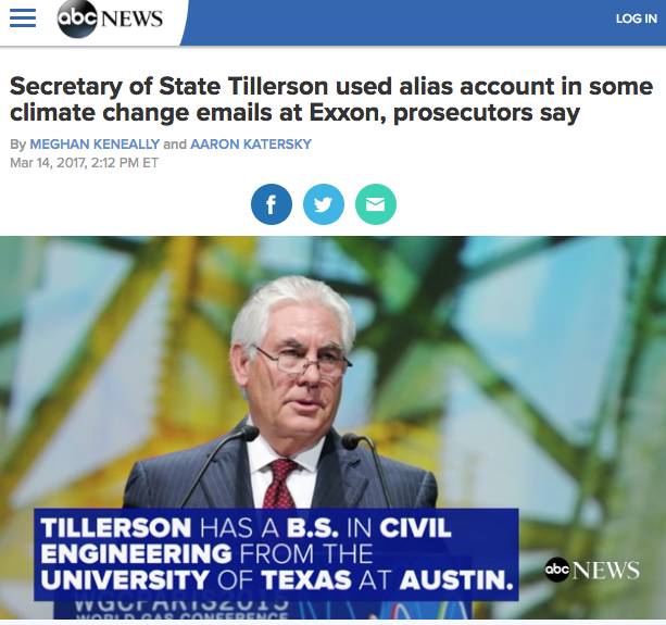 图姐 |  德州议员提案对男性自慰罚款 / 国务卿被控曾用别名电邮讨论气候变化问题 / 地球上最古老的植物被发现