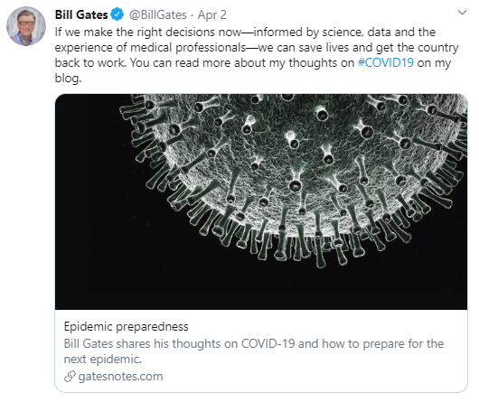 假如新冠病毒战疫由比尔·盖茨指挥