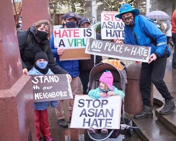 支持亚裔，反对仇恨！全美各地大集会 (图片+视频）